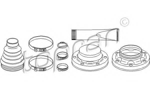 Комплект пильника, приводний вал