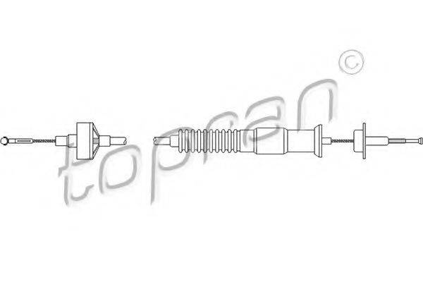 Трос, управління зчепленням