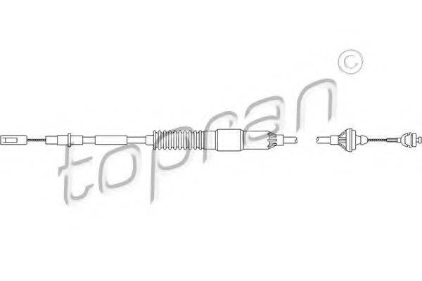 Трос, управління зчепленням