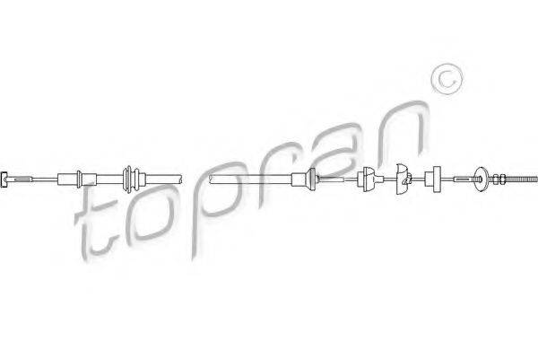 Трос, управління зчепленням
