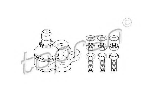 Несучий / напрямний шарнір