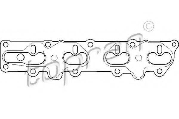 Прокладка, випускний колектор