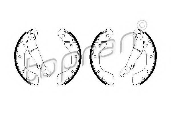 Комплект гальмівних колодок