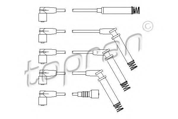 Комплект дротів запалення