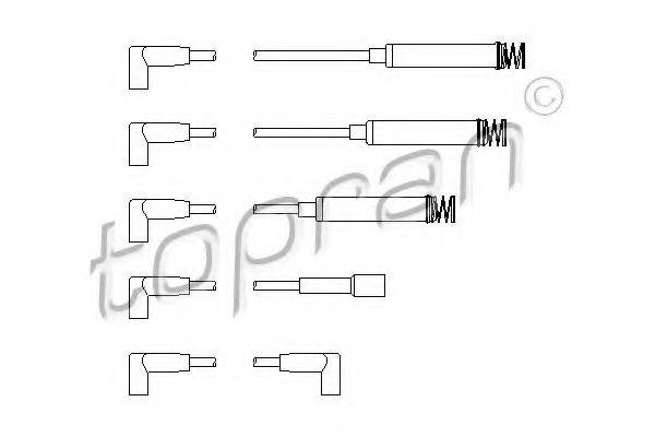 Комплект дротів запалення