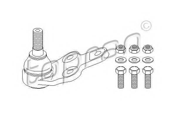 Несучий / напрямний шарнір