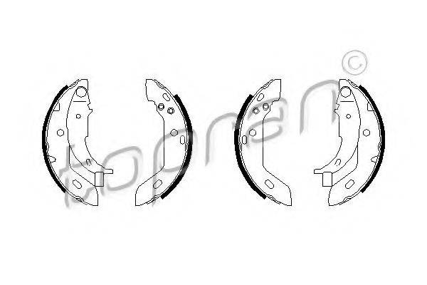 Комплект гальмівних колодок