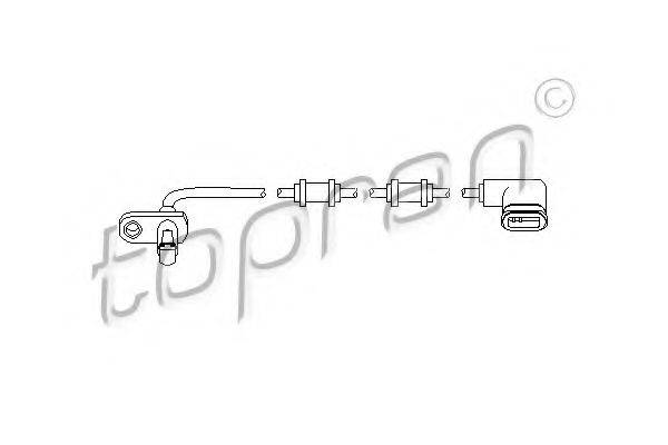 Датчик, частота обертання колеса