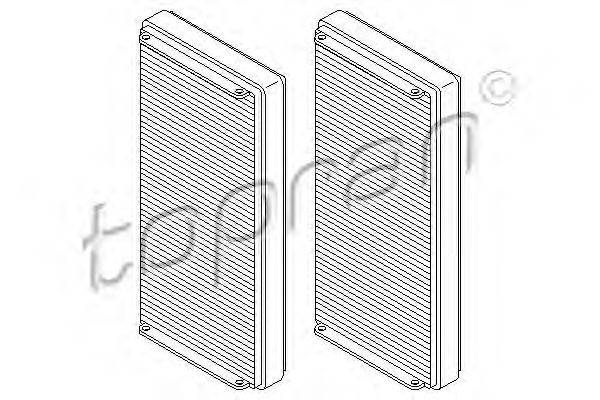 Фільтр, повітря у внутрішньому просторі