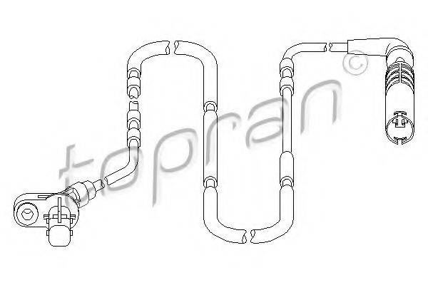 Датчик, частота обертання колеса