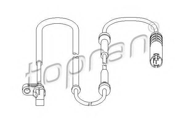 Датчик, частота обертання колеса