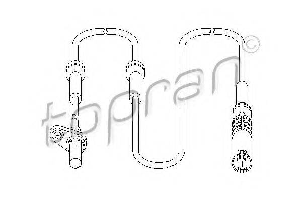 Датчик, частота обертання колеса