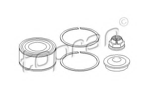 Комплект підшипника ступиці колеса