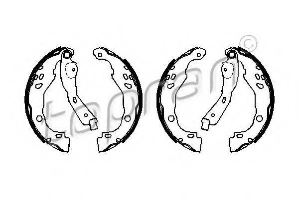 Комплект гальмівних колодок