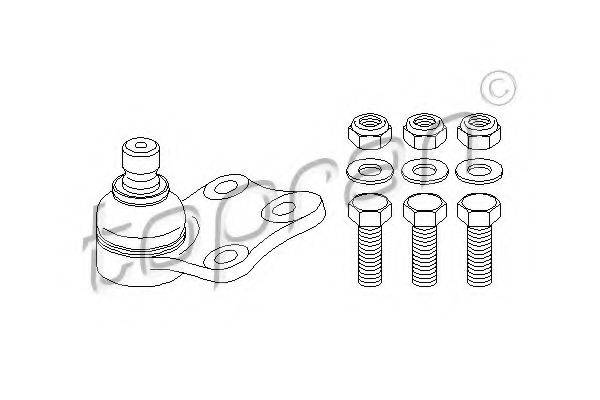 Несучий / напрямний шарнір