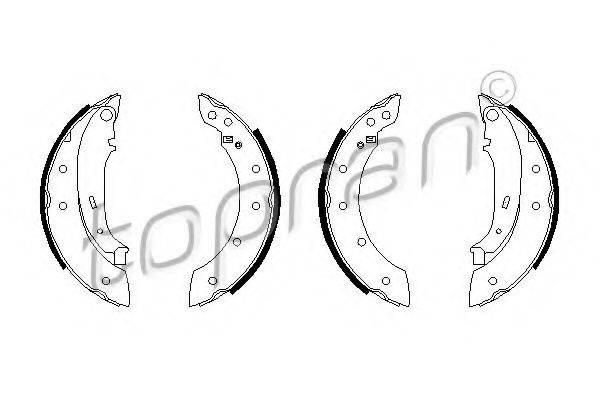 Комплект гальмівних колодок