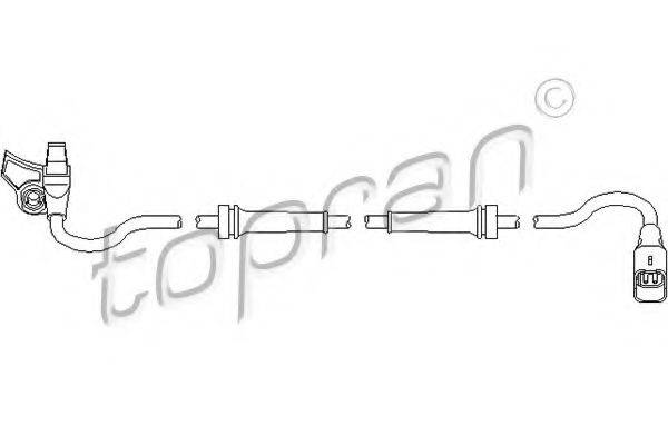 Датчик, частота обертання колеса