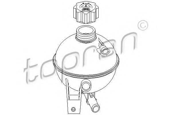 Компенсаційний бак, що охолоджує рідину