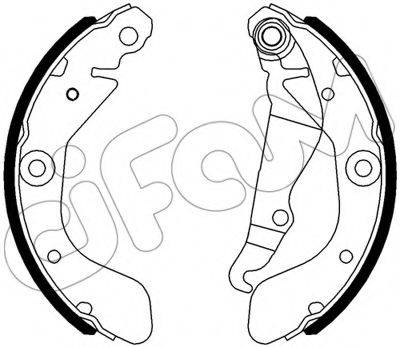 Комплект гальмівних колодок