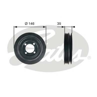 Ремінний шків, колінчастий вал