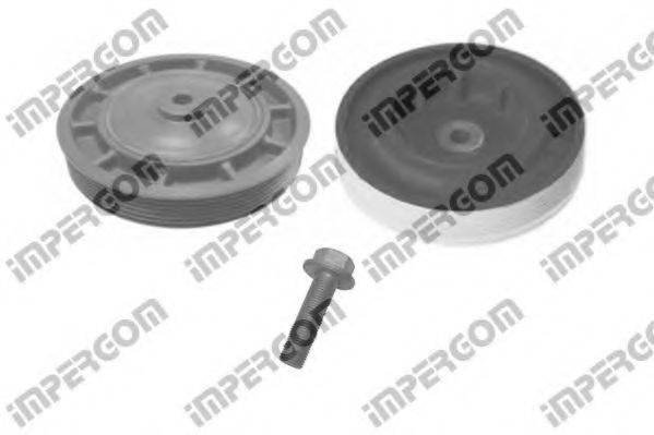 Комплект ремінних шківів, колінчастий вал.