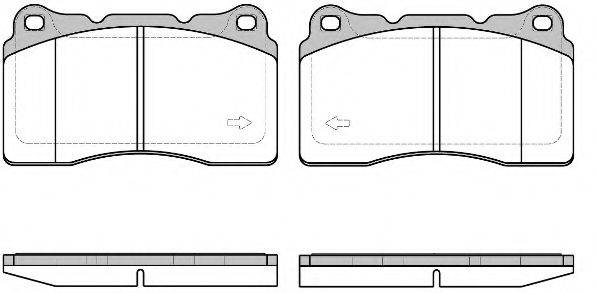 Комплект гальмівних колодок, дискове гальмо