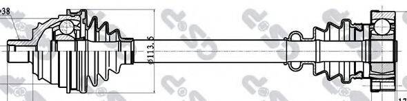 Приводний вал