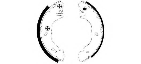 Комплект гальмівних колодок