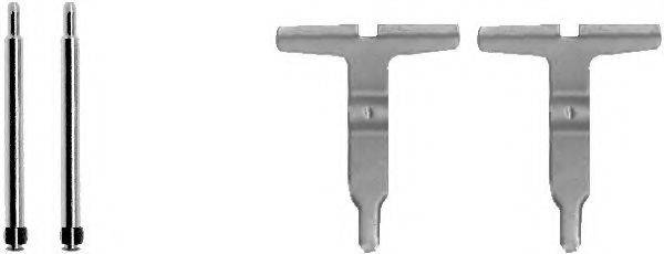 Комплектуючі, колодки дискового гальма