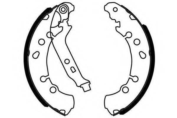 Комплект гальмівних колодок