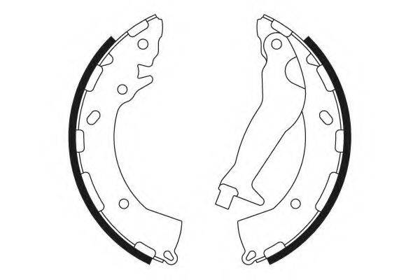Комплект гальмівних колодок