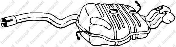 Глушник вихлопних газів кінцевий