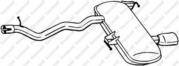 Глушник вихлопних газів кінцевий