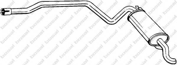 Глушник вихлопних газів кінцевий