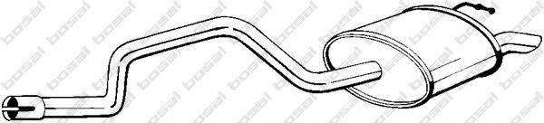 Глушник вихлопних газів кінцевий