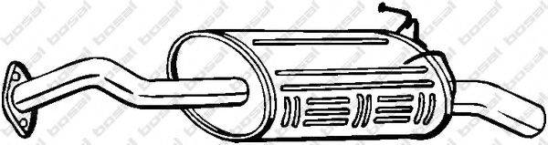 Глушник вихлопних газів кінцевий