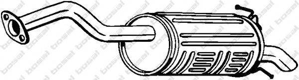 Глушник вихлопних газів кінцевий