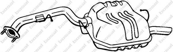 Глушник вихлопних газів кінцевий