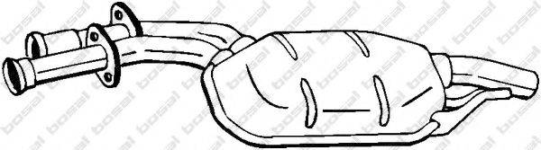 Середній глушник вихлопних газів