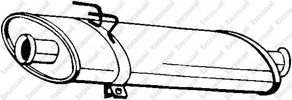 Середній глушник вихлопних газів