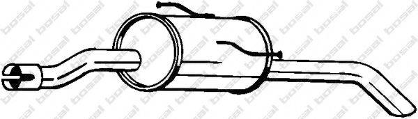 Глушник вихлопних газів кінцевий