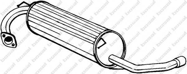 Глушник вихлопних газів кінцевий