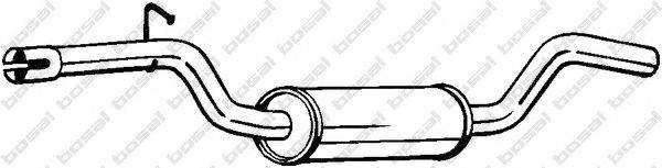 Середній глушник вихлопних газів