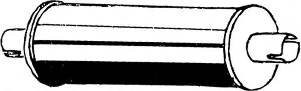 Глушник вихлопних газів кінцевий