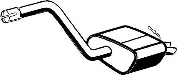 Глушник вихлопних газів кінцевий