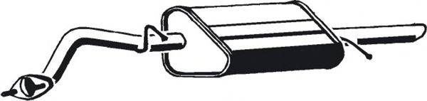 Глушник вихлопних газів кінцевий