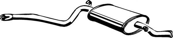 Глушник вихлопних газів кінцевий