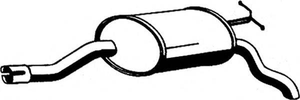 Глушник вихлопних газів кінцевий