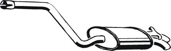 Глушник вихлопних газів кінцевий