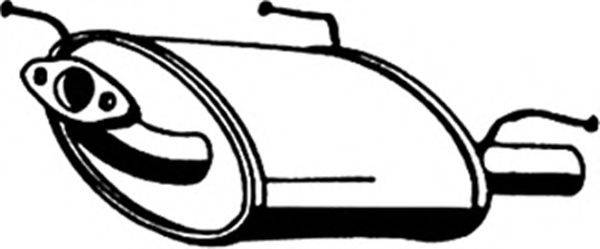 Глушник вихлопних газів кінцевий